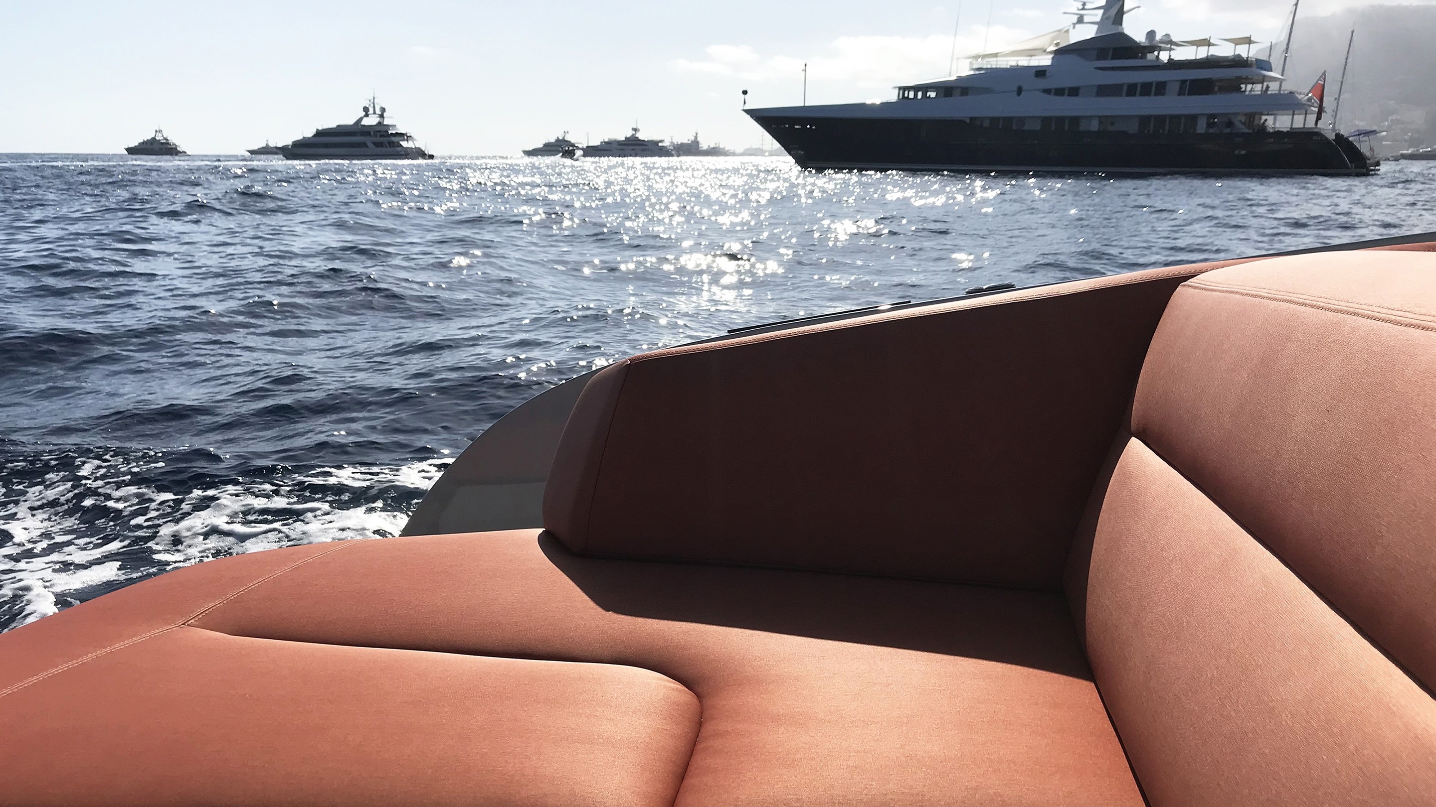 Vanquish Yacht upholstery design by studioBOUWMEESTER